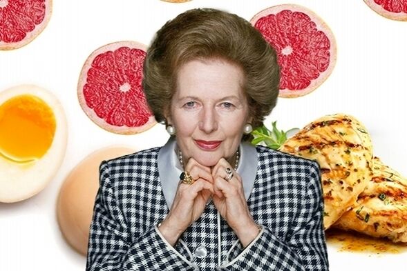Margaret Thatcherová a její dietní jídla