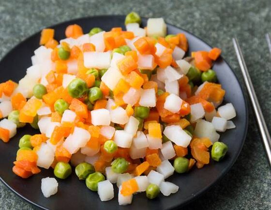 zeleninový salát pro maggi dietu